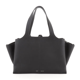 Celine Tri-Fold Shoulder Bag Grained Calfskin Medium