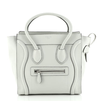 Celine Luggage Bag Grainy Leather Micro