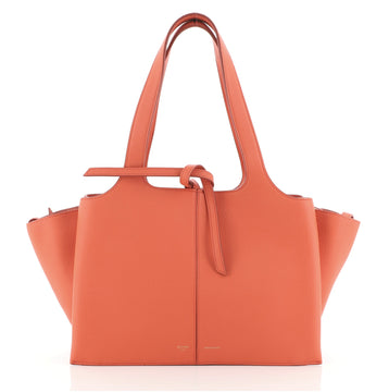 Celine Tri-Fold Shoulder Bag Grained Calfskin Medium