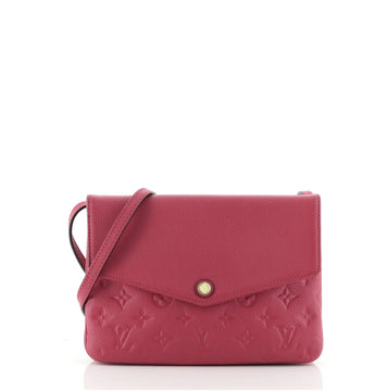 Louis Vuitton Twice Handbag Monogram Empreinte Leather