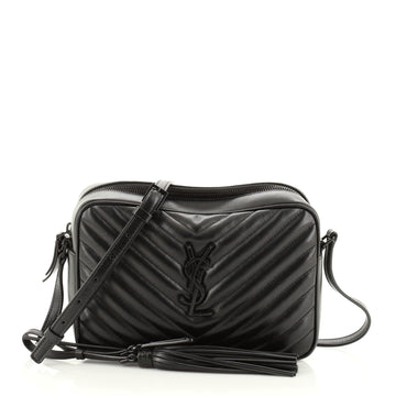 Saint Laurent Lou Camera Bag Matelasse Chevron Leather Small
