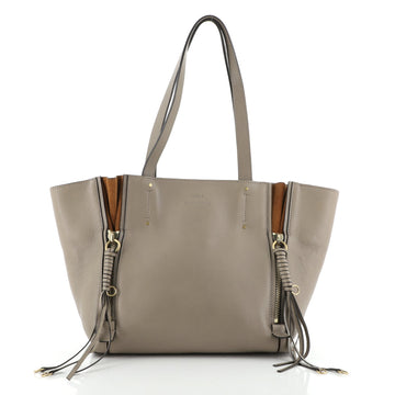 Chloe Milo Shopping Tote Leather Small