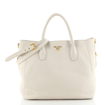 Prada Convertible Satchel Vitello Daino Large