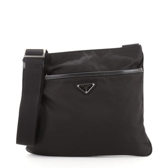 Prada Front Pocket Messenger Bag Tessuto Medium
