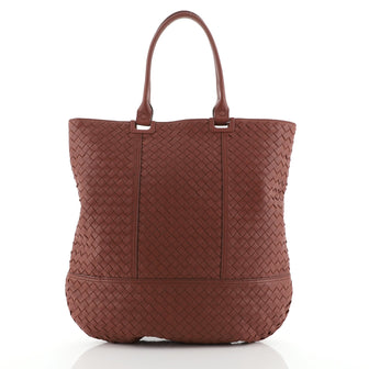 Bottega Veneta Panelled Flat Tote Intrecciato Nappa