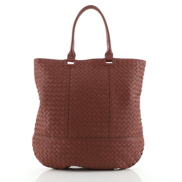 Bottega Veneta Panelled Flat Tote Intrecciato Nappa