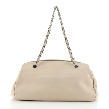 Chanel Timeless CC Compartment Bowler Caviar Large