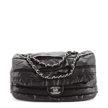 Chanel CC Flap Bag Ruffled Nylon Medium