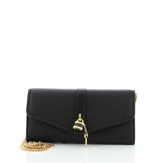 Chloe Aby Chain Wallet Leather