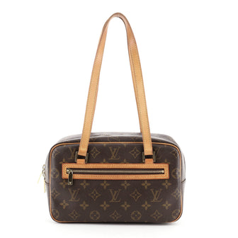 Louis Vuitton Cite Handbag Monogram Canvas MM