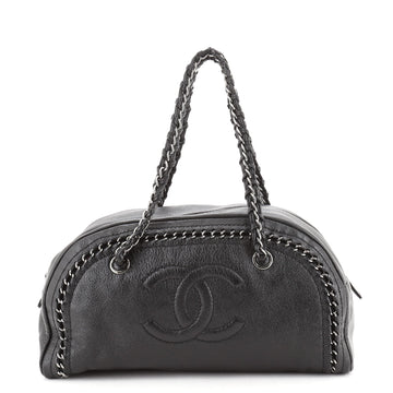 Chanel Luxe Ligne Bowler Bag Leather Medium