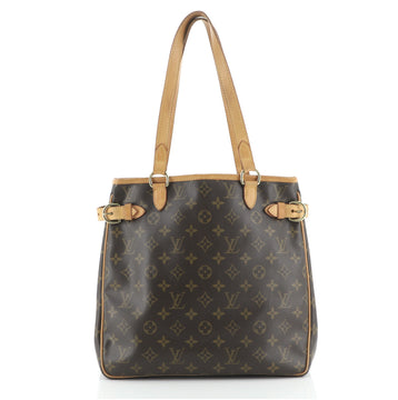 Louis Vuitton Batignolles Handbag Monogram Canvas Vertical