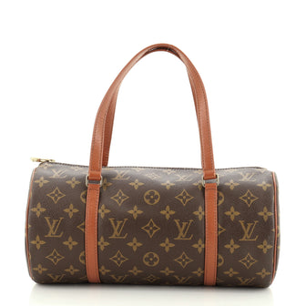 Louis Vuitton Papillon Handbag Monogram Canvas 30