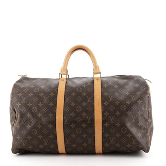 Louis Vuitton Keepall Bag Monogram Canvas 50