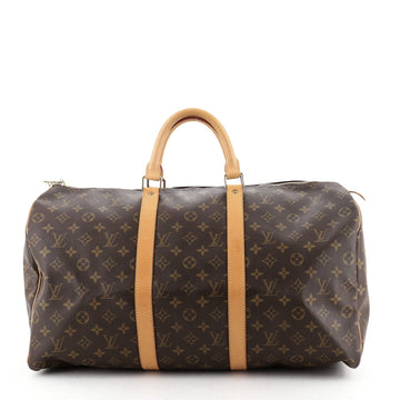 Louis Vuitton Keepall Bag Monogram Canvas 50