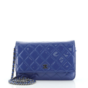 Chanel Wallet on Chain Quilted Patent