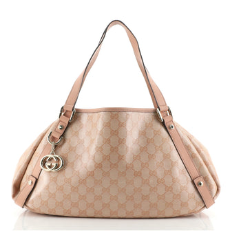 Gucci Abbey Shoulder Bag GG Coated Canvas Medium