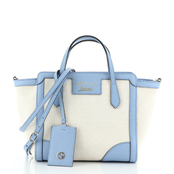Gucci Swing Tote Canvas and Leather Mini