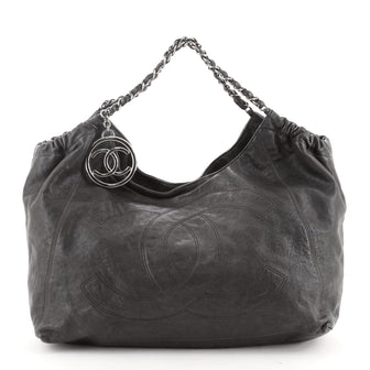 Chanel Coco Cabas Distressed Caviar Large