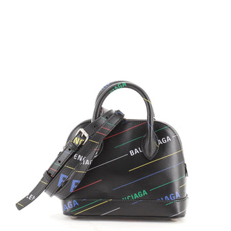 Balenciaga Ville Bag Printed Leather XXS