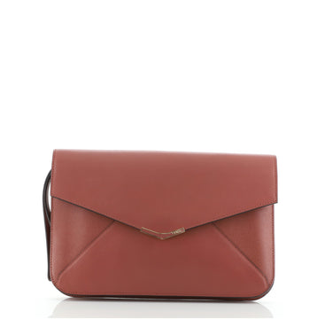 Fendi 2Jours Clutch Leather Large
