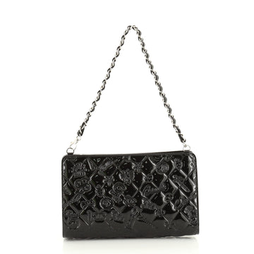 Chanel Lucky Symbols Pochette Embossed Quilted Patent