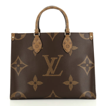 Louis Vuitton OnTheGo Tote Limited Edition Reverse Monogram Giant MM