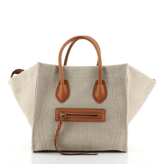 Celine Phantom Bag Canvas Medium