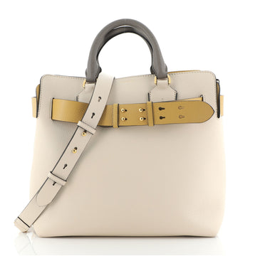 Burberry Marais Belt Tote Leather Small