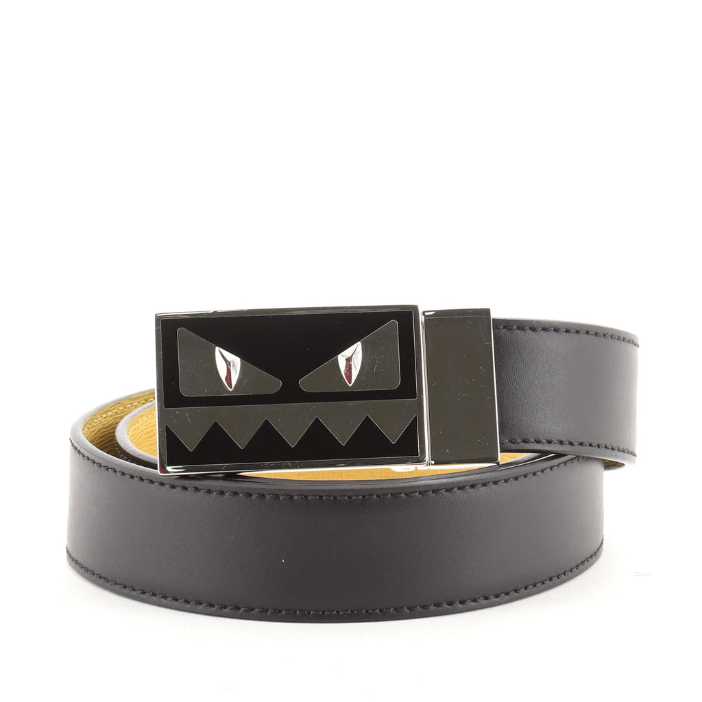 Fendi monster face discount belt