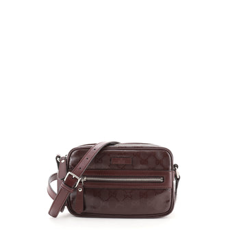 Gucci Zip Crossbody Bag GG Imprime Mini