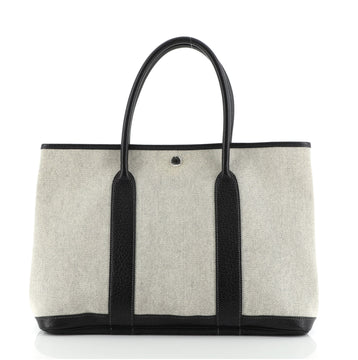 Hermes Garden Party Tote Toile and Leather 36