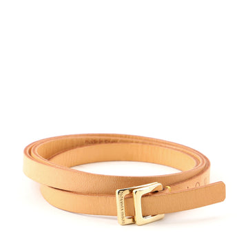 Louis Vuitton Belt Strap Vachetta Leather Thin