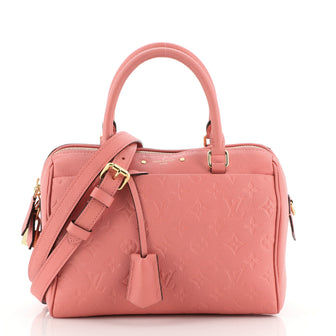 Louis Vuitton Speedy Bandouliere NM Handbag Monogram Empreinte Leather 30