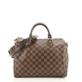 Louis Vuitton Speedy Bandouliere Bag Damier 30