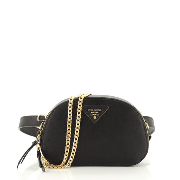 Prada Odette Convertible Belt Bag Saffiano Leather