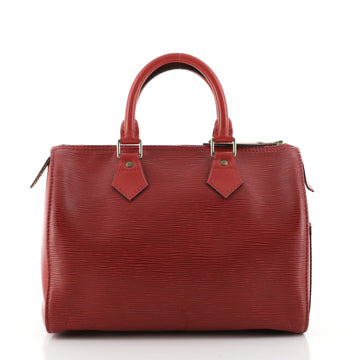 Louis Vuitton Speedy Handbag Epi Leather 25
