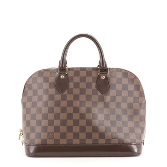Louis Vuitton Vintage Alma Handbag Damier PM