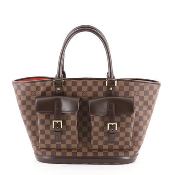 Louis Vuitton Manosque Handbag Damier GM