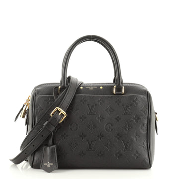 Louis Vuitton Speedy Bandouliere NM Handbag Monogram Empreinte Leather 25