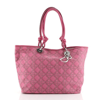 Christian Dior Cherie Tote Printed Coated Canvas Medium