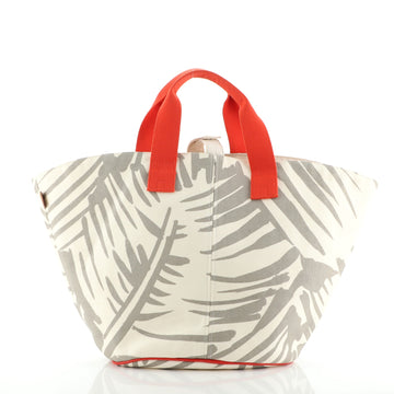Hermes Panier De Plage Handbag Printed Canvas PM