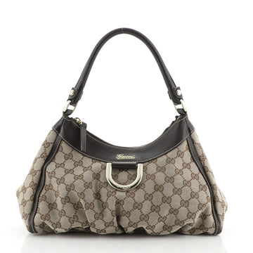 Gucci D Ring Hobo GG Canvas Small