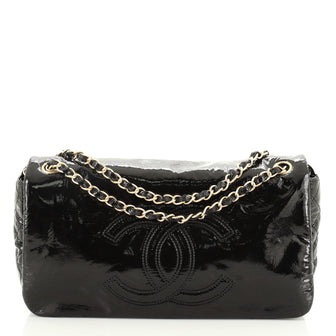 Chanel Rock and Chain Flap Bag Patent Vinyl Medium