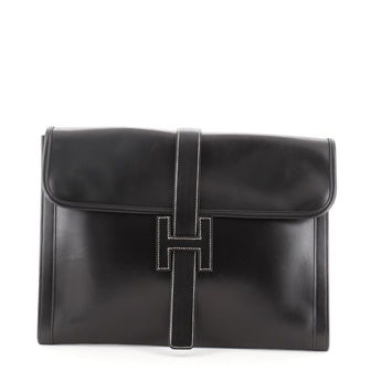 Hermes Jige Clutch Box Calf GM