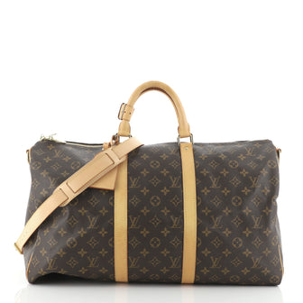 Louis Vuitton Keepall Bandouliere Bag Monogram Canvas 50