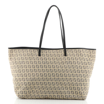 Fendi Roll Tote Zucchino Canvas Large