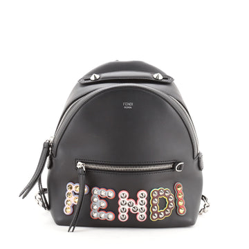 Fendi By The Way Backpack Logo Studded Leather Mini