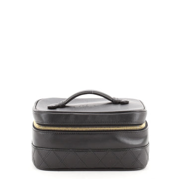 Chanel Vintage Cosmetic Case Lambskin