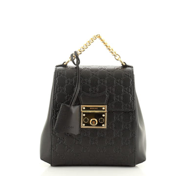 Gucci Padlock Backpack Guccissima Leather Mini